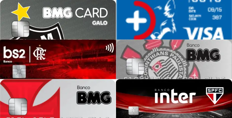 Conheça Os Principais Cartões de Crédito dos Times do Futebol Brasileiro