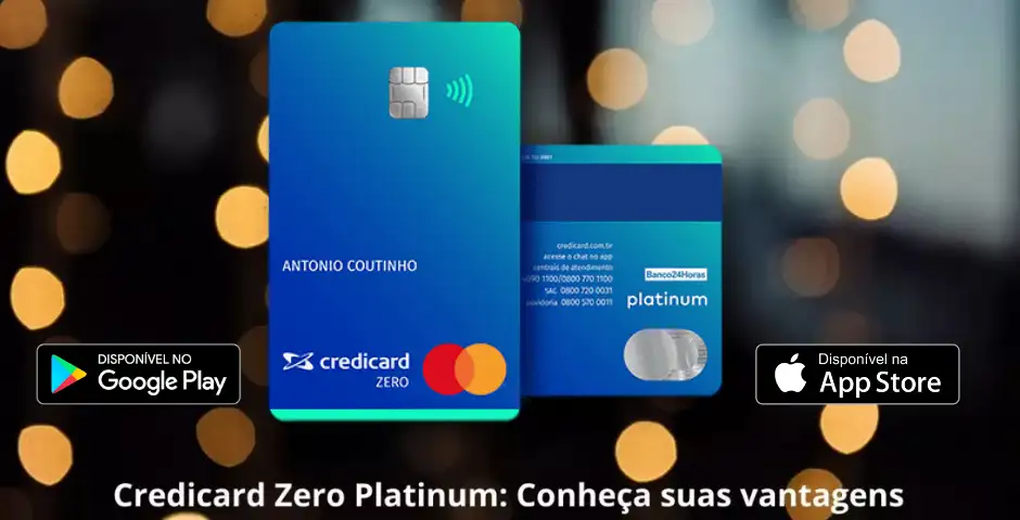 Sobre o Cartão de Crédito Credicard Zero Platinum