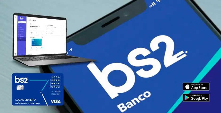 Um presente de Ano Novo? Conta digital BS2: Gratuita, Sem Taxas Escondidas e Com Serviços Ilimitados