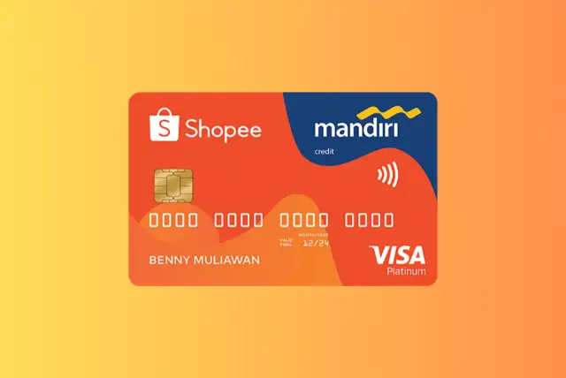 Earn Shopee Coins on every purchase with the Mandiri Shopee Card