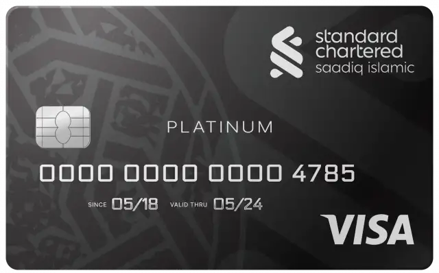 Standard Chartered Saadiq Mastercard Platinum Credit Card: with cashback