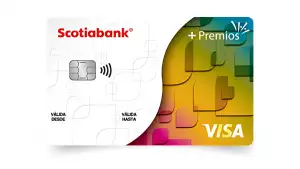 Scotiabank Visa Clásica +Premios – recompensas, control y protección