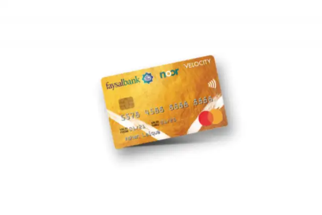 Faysal Velocity Credit Card: experience unmatched convenience and rewards