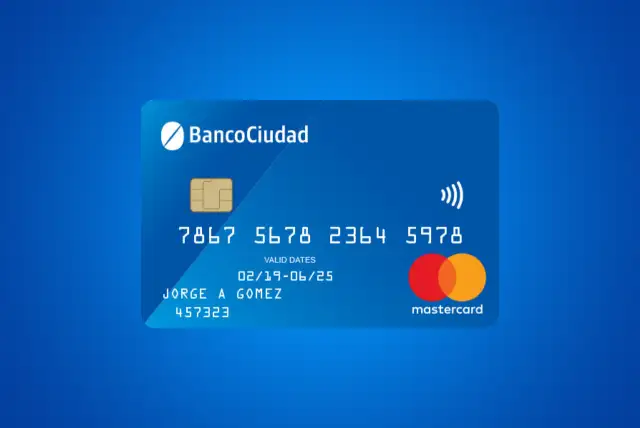 Banco ciudad Mastercard Internacional