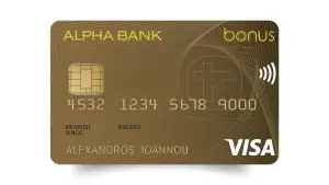 Alpha Bank Bonus Visa Gold: κερδίστε πόντους και απολαύστε προνόμια στην Ελλάδα