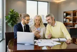 lidé podepisující smlouvu o půjčce